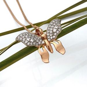 Last 1 🔥 Butterfly Necklace 18k Gold Plated Dainty Jewelry